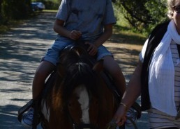 Bidouric sur un petit poney