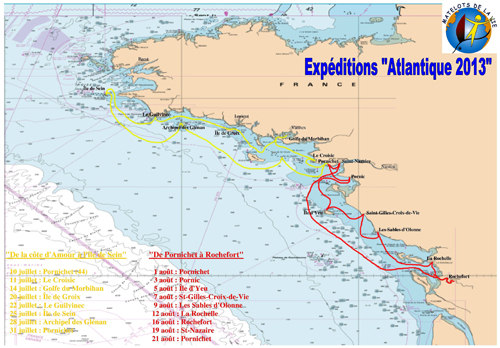 Carte Expéditions Atlantique 2013