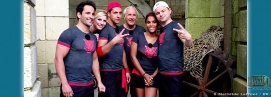 Patrice Laffont et les Lascars Gays en mode Bang-Bang à Fort Boyard !