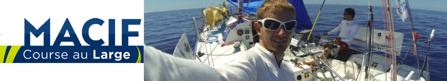 Les skippers Macif à 1000 milles de Saint Barthélémy