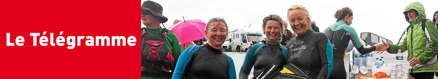 Debout en baie. Une première réussie pour les nageurs solidaires, Le Télégramme, Antoine Roger 05 juin 2017