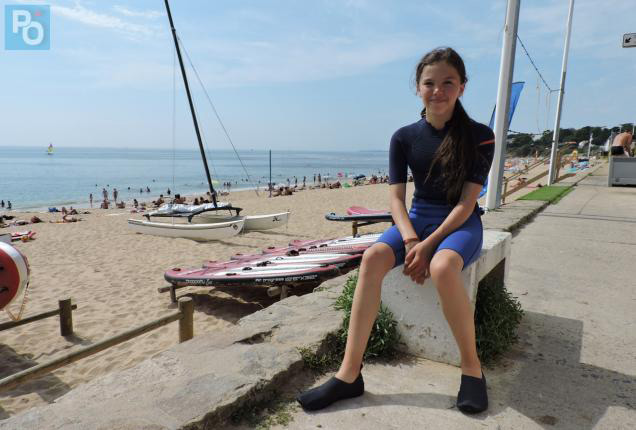 Maïwenn est une Nazairienne de 14 ans. C’est sa première année en expédition. Olympia Roumier