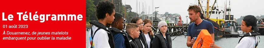 À Douarnenez, de jeunes matelots embarquent pour oublier la maladie