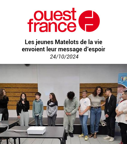 Les jeunes Matelots de la vie envoient leur message d’espoir