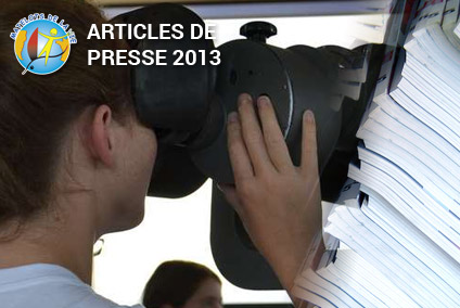 Revue de presse 2013 sur les Matelots de la Vie