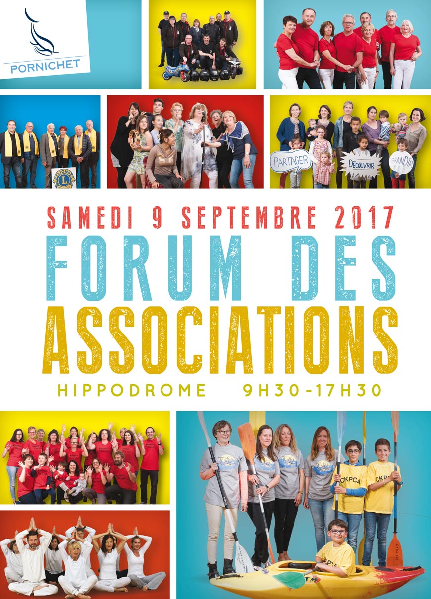 Affiche Forum des associations à Pornichet