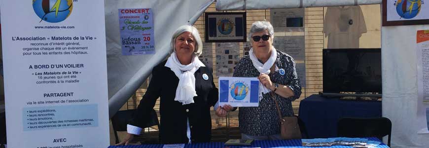 Les Matelots de la Vie à la manifestation les Nautiques