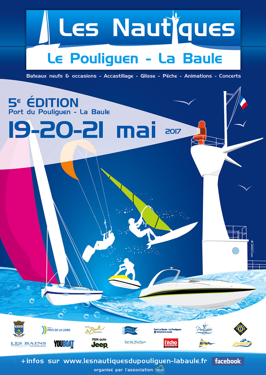 affiche Les Nautiques Pouliguen 2017