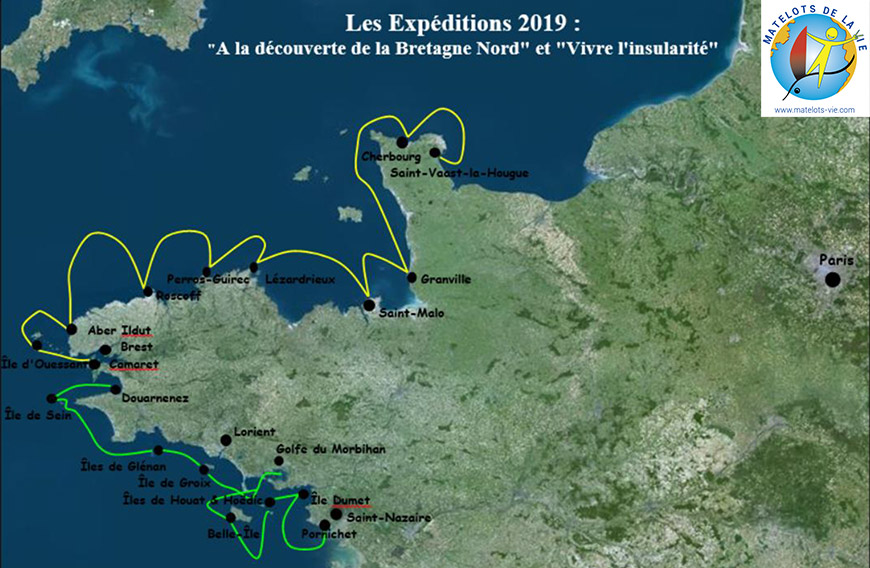 Expéditions 2019 "À la découverte de la Bretagne Nord" & "Vivre l'insularité" 