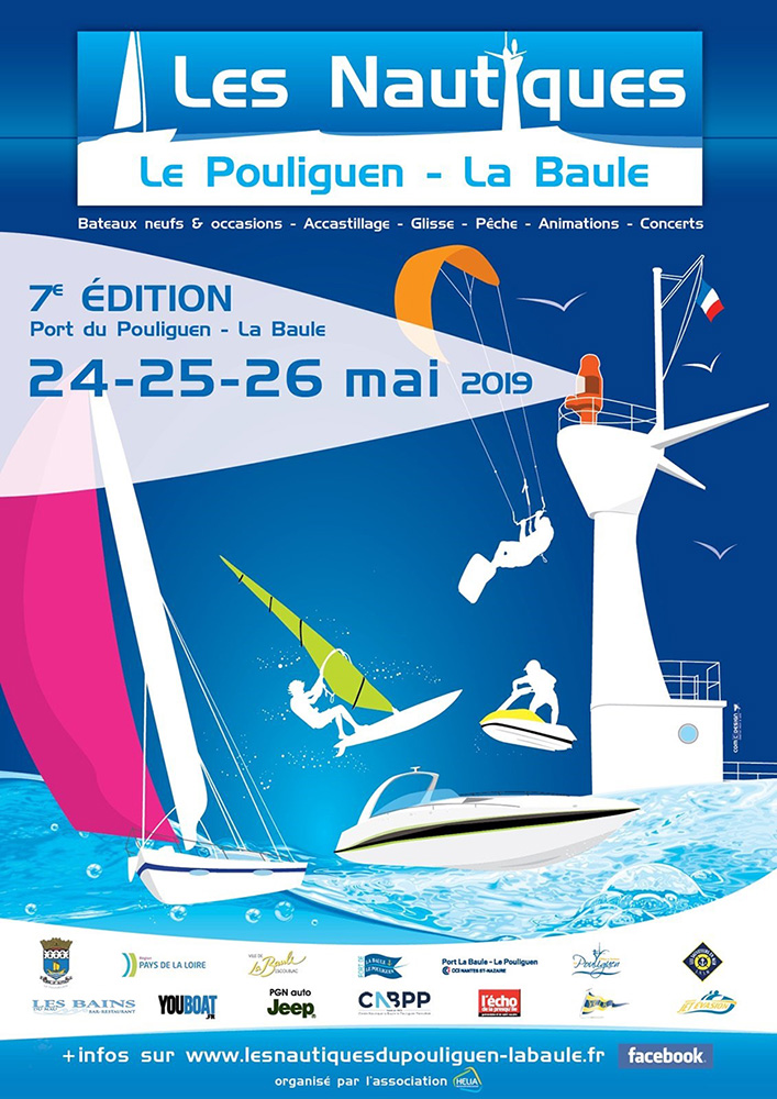 affiche2019 Nautiques Pouliguen