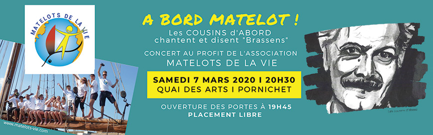 A bord Matelots ! Les cousins d'abord chantent et disent Brassens