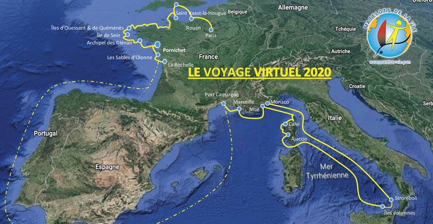 Voyage virtuel 2020 des Matelots de la Vie