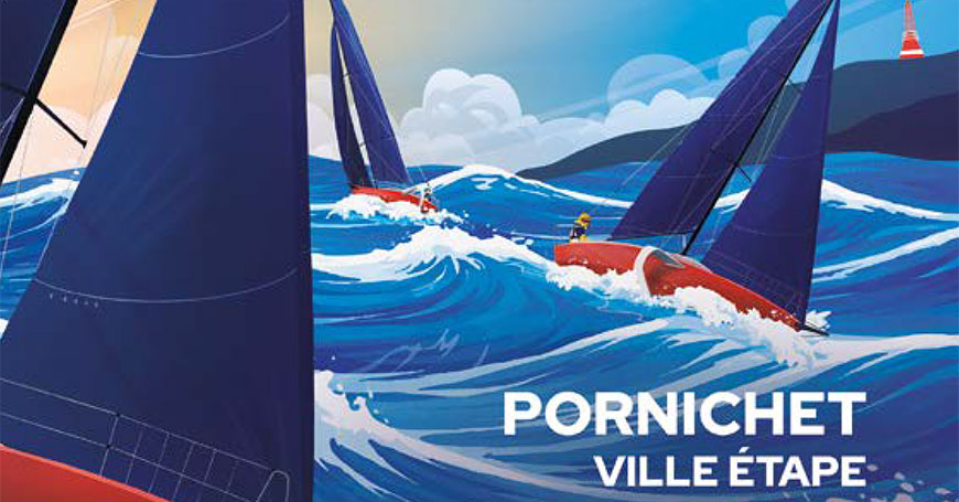 Matelots de la Vie à Pornichet pour la Solitaire du Figaro Paprec
