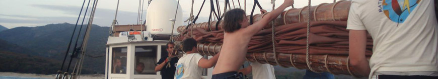 Vie à bord lors de l'expédition d'août 2006