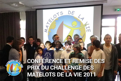 Conférence et remise des prix du challenge des matelots de la vie 2011