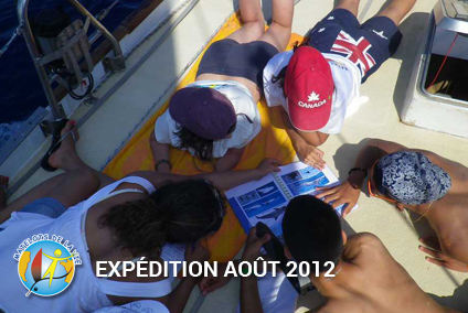 Expédition d'août 2012 à bord du voilier Patriarc'h