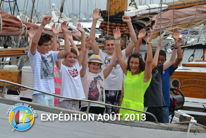 Expédition Août 2013 sur le Notre Dame des Flots