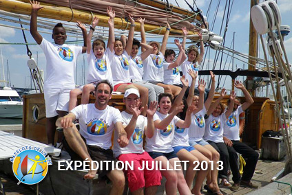 Expédition Juillet 2013 sur le Notre Dame des Flots