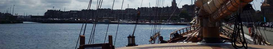 Embarcation à Saint-Malo