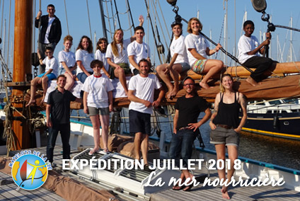 Expédition Juillet 2018 : La mer nourricière