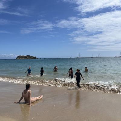 Petit volley dans l’eau