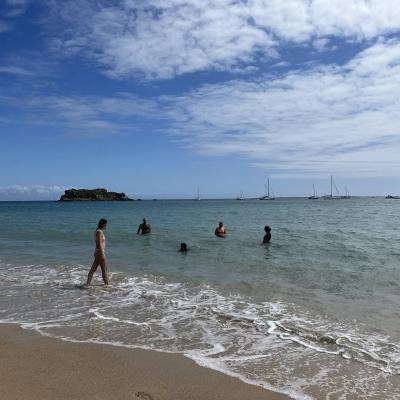 Petit volley dans l’eau