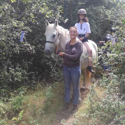 Balade à cheval pour Maellice