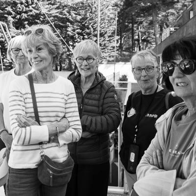 Goûter de bénévoles et visite du maire de Pouliguen © Thierry Giraud