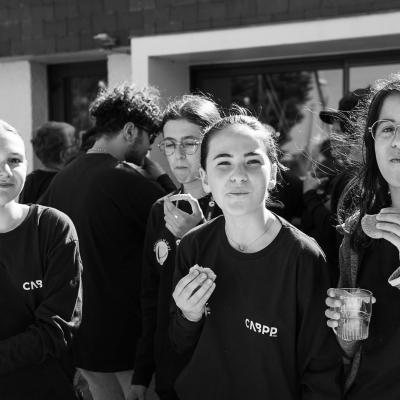 Goûter de bénévoles et visite du maire de Pouliguen © Thierry Giraud