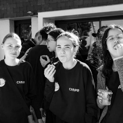 Goûter de bénévoles et visite du maire de Pouliguen © Thierry Giraud