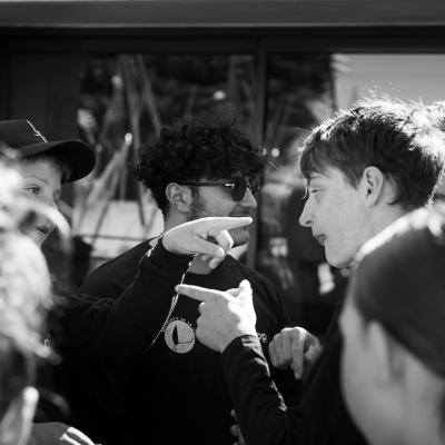 Goûter de bénévoles et visite du maire de Pouliguen © Thierry Giraud