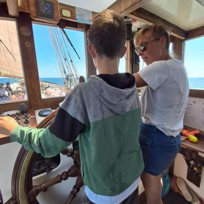 Thomas et Lucie sont à la barre