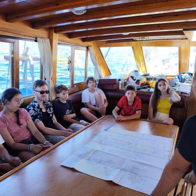 Préparation de la navigation de nuit 