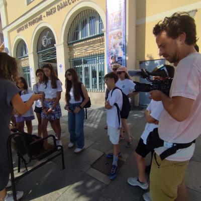 Présentation historique d'Ajaccio et jeu de piste dans la ville, accompagnés de Marie-Sabine