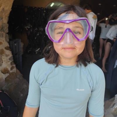 Snorkeling devant STARESO, un vrai aquarium naturel.