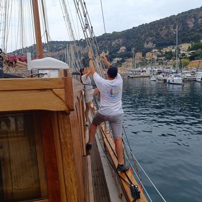 Aide de Roméo sur le bateau : matelot un jour, matelot toujours