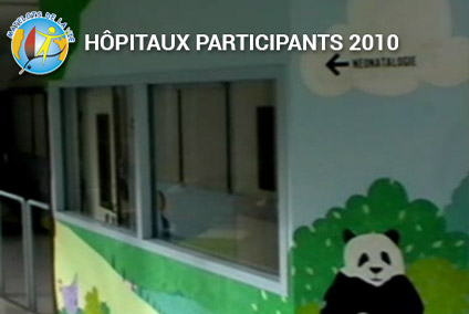 Reportages sur les hôpitaux participants en 2010