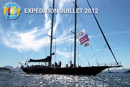 Les vidéos de l'expédition de juillet 2012 en méditerranée des Matelots de la Vie