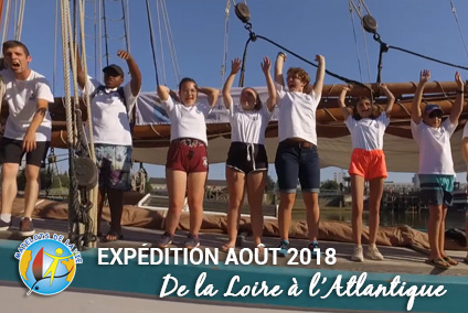 Vidéos des expéditions d'août 2018 : de la Loire à l'Atlantique