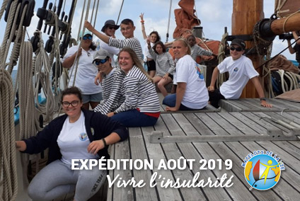 Expédition août 2019 des Matelots de la Vie : Vivre l'insularité